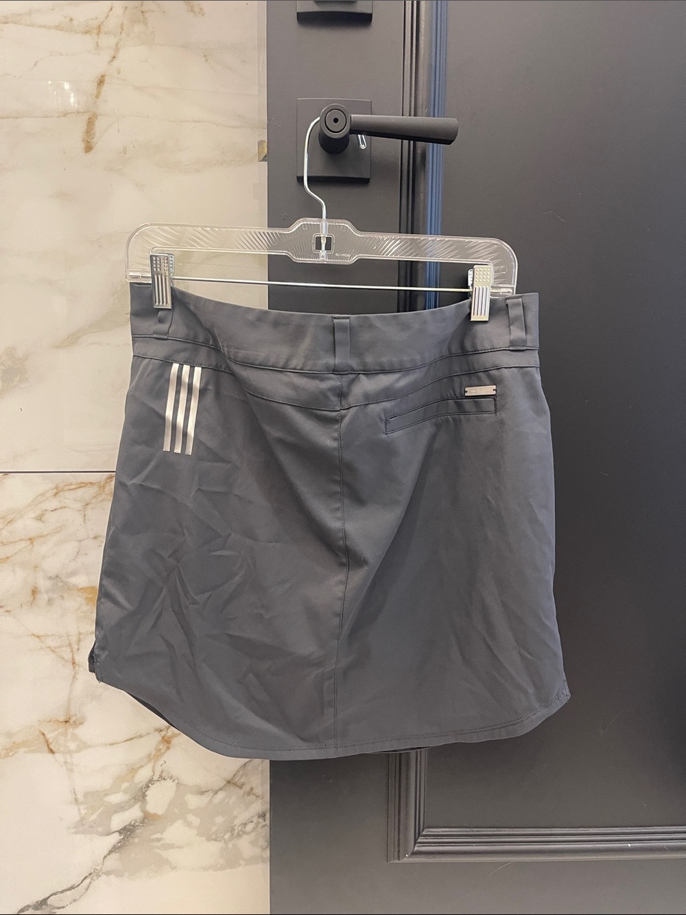 adidas Dark Gray Athletic Skort - Picture 2 of 3